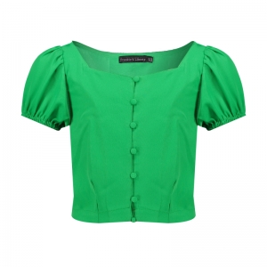 Hetty blouse Fern green