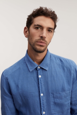 ROB REG SHIRT BRIGHT COBALT