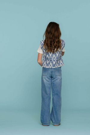  Ecru/blue