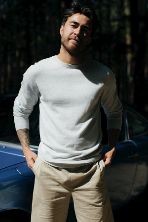 BART WHITE MELANGE