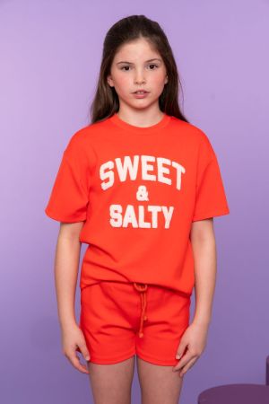  Coral/Off-white