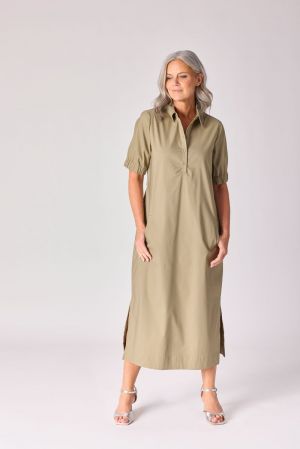 TALONA LONG DRESS 093 PISTACHE
