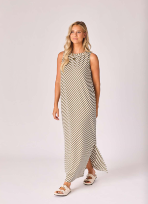 ADELE DRESS 007/1 GREEN STR