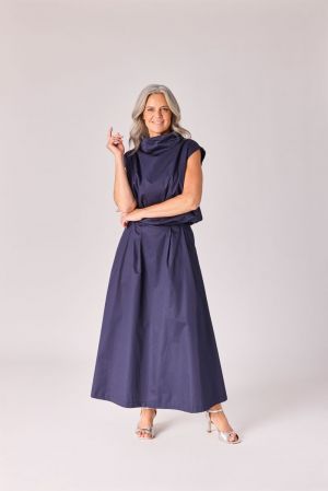 ROMANI SKIRT 005 NAVY