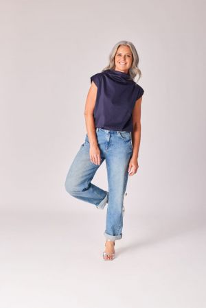 RAAVI TOP 005 NAVY