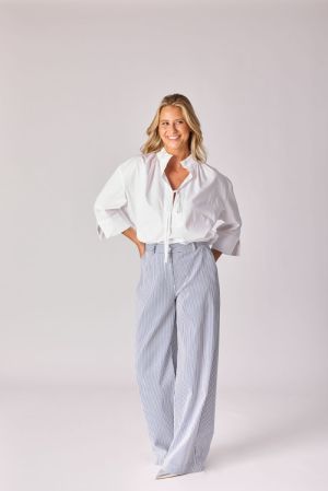 LENNY PANTS 078 BLUE STRIPE
