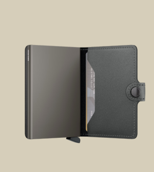 MINIWALLET SATIN STEEL