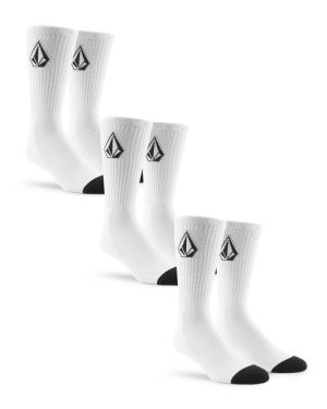 FULL STONE SOCK White